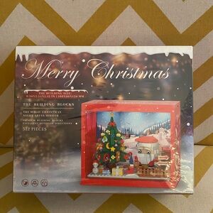 Christmas Santa scene building block set (40)